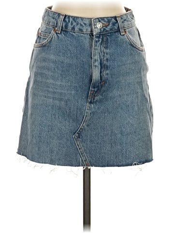 Topshop Denim Skirt (view 1)