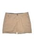 Lee Solid Tan Khaki Shorts Size 16 - photo 1