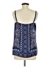 Express 100% Polyester Blue Sleeveless Blouse Size M - photo 2