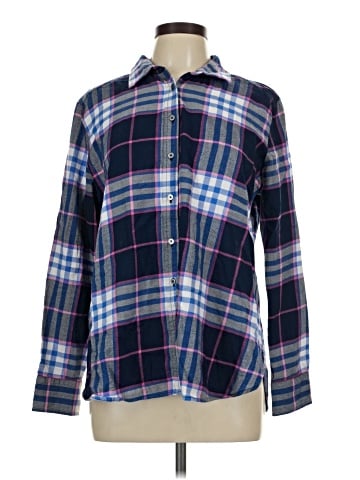 Ann Taylor LOFT Long Sleeve Button-Down Shirt (view 1)