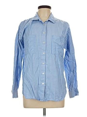 Ann Taylor LOFT Long Sleeve Button-Down Shirt (view 1)