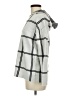 RACHEL Rachel Roy Checkered-gingham Ivory Silver Pullover Sweater Size M - photo 5
