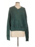 Gap 100% Cotton Solid Green Pullover Sweater Size L - photo 1