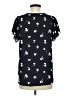 Ann Taylor 100% Polyester Black Short Sleeve Blouse Size M - photo 2