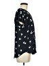 Ann Taylor 100% Polyester Black Short Sleeve Blouse Size M - photo 4