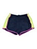 Danskin Now 100% Polyester Color Block Blue Athletic Shorts Size 4 - 6 - photo 1