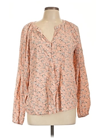 Ann Taylor Factory Long Sleeve Blouse (view 1)