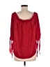 Apt. 9 100% Polyester Red 3/4 Sleeve Blouse Size M - photo 2