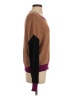 Express Color Block Brown Pullover Sweater Size S - photo 4