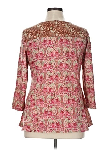 Coldwater Creek 3/4 Sleeve Blouse (view 2)