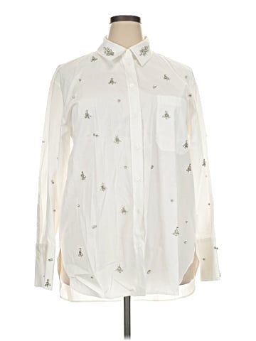 Zara Long Sleeve Button-Down Shirt (view 1)