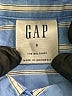 Gap 100% Cotton Stripes Blue Long Sleeve Blouse Size S - photo 7