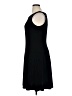 Connected Apparel Solid Black Casual Dress Size 14 - photo 5