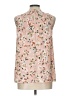 Sweet Rain 100% Polyester Pink Sleeveless Blouse Size L - photo 2