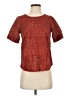 Fabindia Red Short Sleeve Blouse Size XS - photo 1