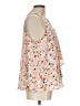 Sweet Rain 100% Polyester Pink Sleeveless Blouse Size L - photo 4