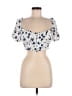 Lulus Ivory Short Sleeve Blouse Size M - photo 1