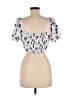 Lulus Ivory Short Sleeve Blouse Size M - photo 2