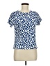 Sfera Blue Short Sleeve Blouse Size M - photo 1