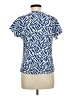 Sfera Blue Short Sleeve Blouse Size M - photo 2