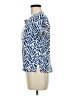 Sfera Blue Short Sleeve Blouse Size M - photo 5