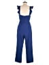 Lovers + Friends Solid Blue Jumpsuit Size M - photo 2
