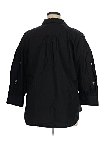 Crown & Ivy 3/4 Sleeve Button-Down Shirt (view 2)