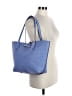 Guess 100% Leather Blue Leather Tote One size - photo 2