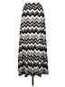 Robert Louis Chevron-herringbone Silver Casual Skirt Size M - photo 2