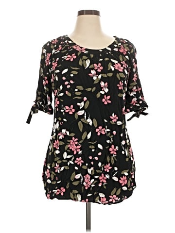 Ellos Short Sleeve Blouse (view 1)