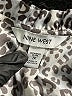 Nine West 100% Polyester Animal Print Silver Short Sleeve Blouse Size 1X - photo 7