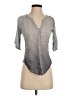 Tiny Gray 3/4 Sleeve Blouse Size XXS - photo 1