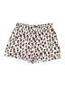Express 100% Rayon Animal Print Ivory Shorts Size S - photo 1