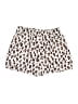 Express 100% Rayon Animal Print Ivory Shorts Size S - photo 2