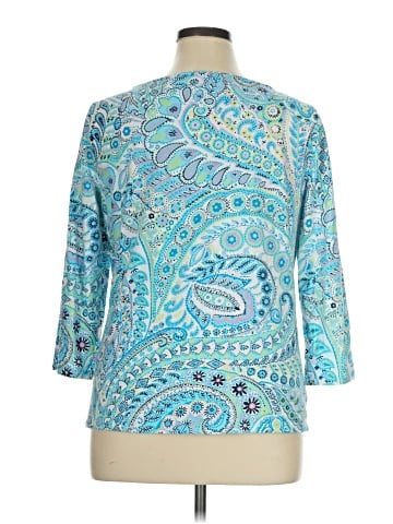 Talbots 3/4 Sleeve T-Shirt (view 2)