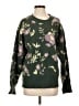 Listicle Floral Green Pullover Sweater Size XS - photo 1