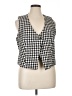 Talbots Houndstooth Ivory Vest Size 14 - photo 1