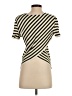 A.L.C. Stripes Ivory Short Sleeve Turtleneck Size S - photo 2
