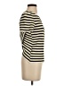 A.L.C. Stripes Ivory Short Sleeve Turtleneck Size S - photo 4
