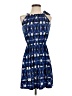 Old Navy Argyle Blue Casual Dress Size S (petite) - photo 1