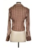 Astr 100% Polyester Tweed Brown Long Sleeve Blouse Size S - photo 2