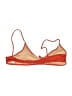 J.Crew Solid Orange Swimsuit Top Size L - photo 2
