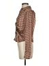 Astr 100% Polyester Tweed Brown Long Sleeve Blouse Size S - photo 5