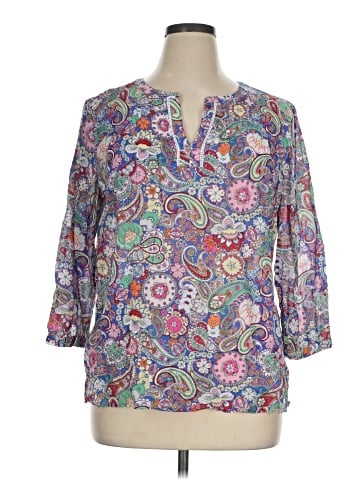 Talbots 3/4 Sleeve Blouse (view 1)