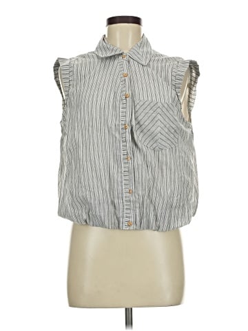 Democracy Sleeveless Button-Down Shirt (view 1)