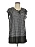 Robert Louis Gray Short Sleeve Blouse Size M - photo 1
