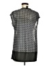 Robert Louis Gray Short Sleeve Blouse Size M - photo 2