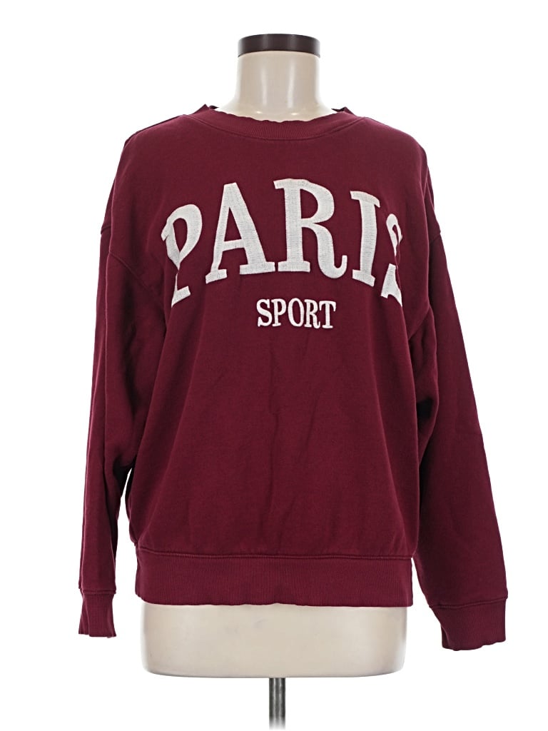 Pre-owned Universal Thread Sweatshirt In Burgundy