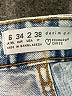 Primark 100% Cotton Blue Denim Shorts Size 2 - photo 3