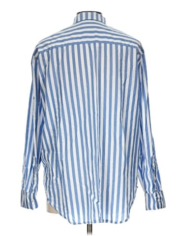 Madewell Oversized Ex-Boyfriend Shirt in Mullins Stripe (view 2)